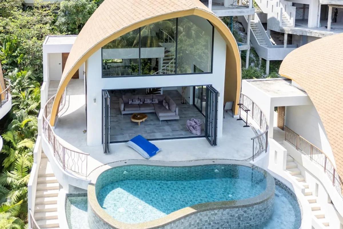 Villa Lola 2Br - Private Infinity Pool & Sea View Csaveng-part Kültér fotó